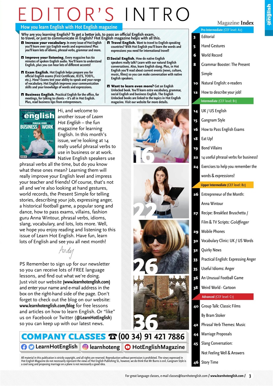 Learn Hot English Preview Pages