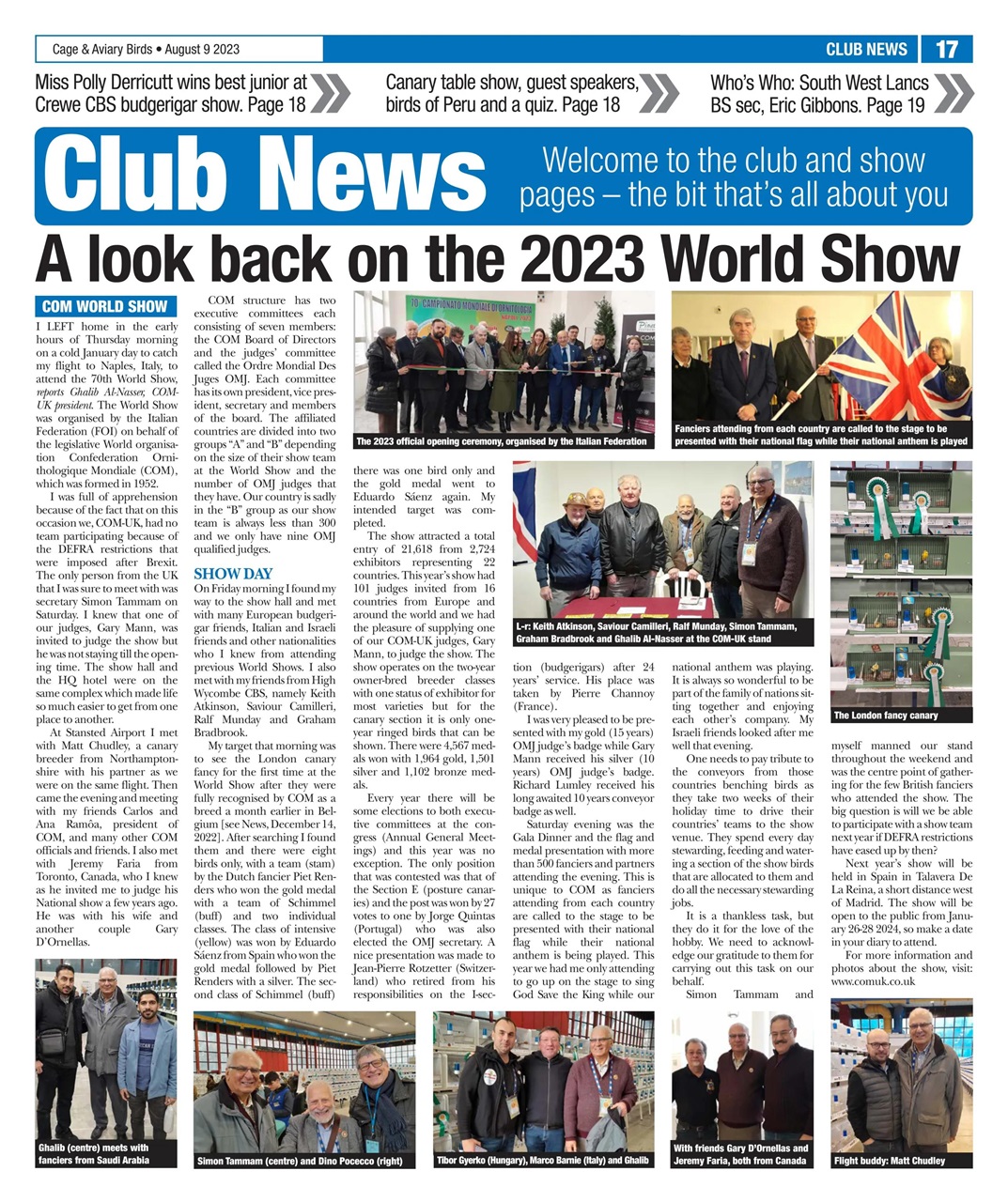 Cage & Aviary Birds Preview Pages