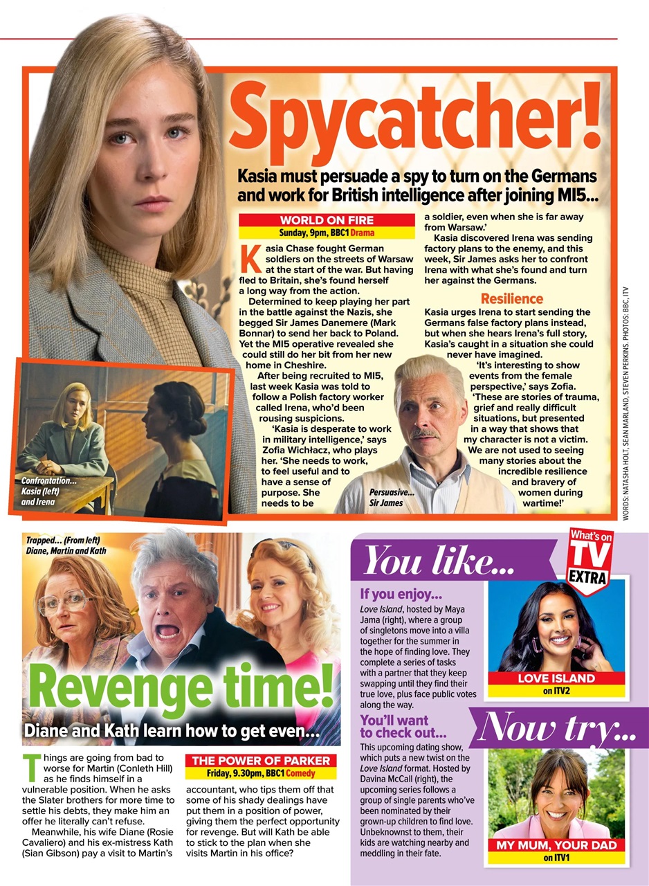 What's on TV Preview Pages
