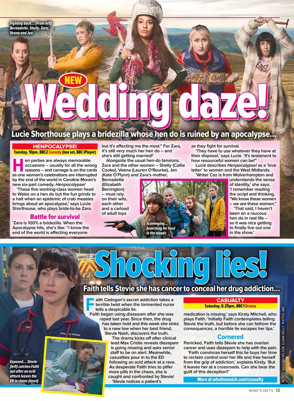 What's on TV Preview Pages