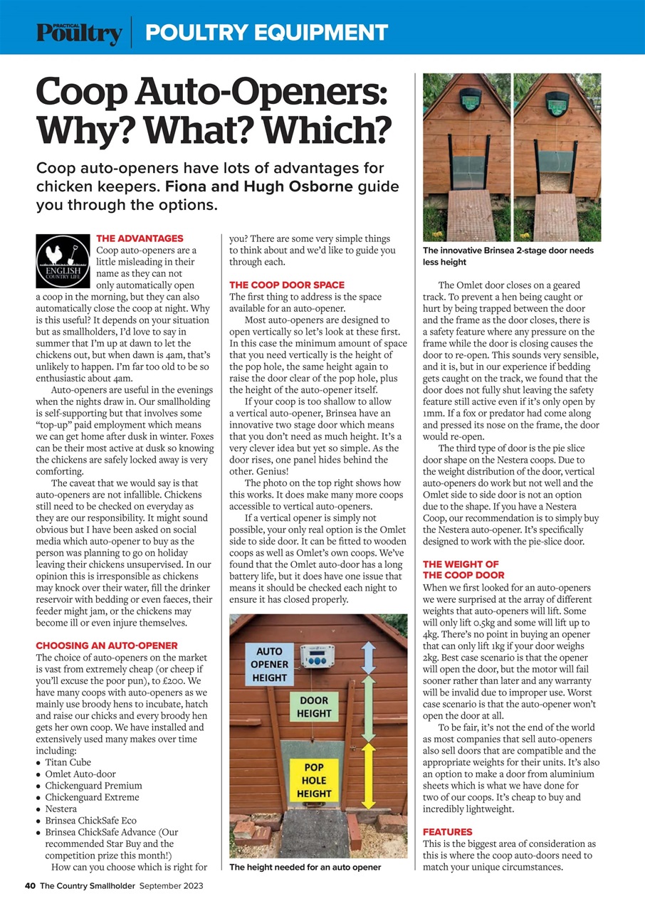 The Country Smallholder Preview Pages