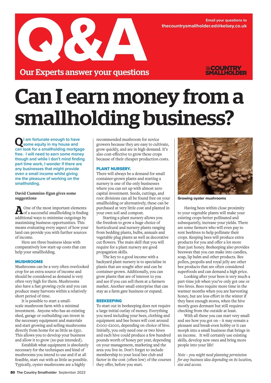 The Country Smallholder Preview Pages