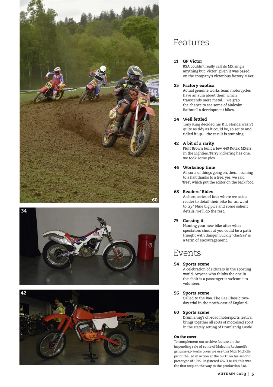 Classic Dirt Bike Preview Pages