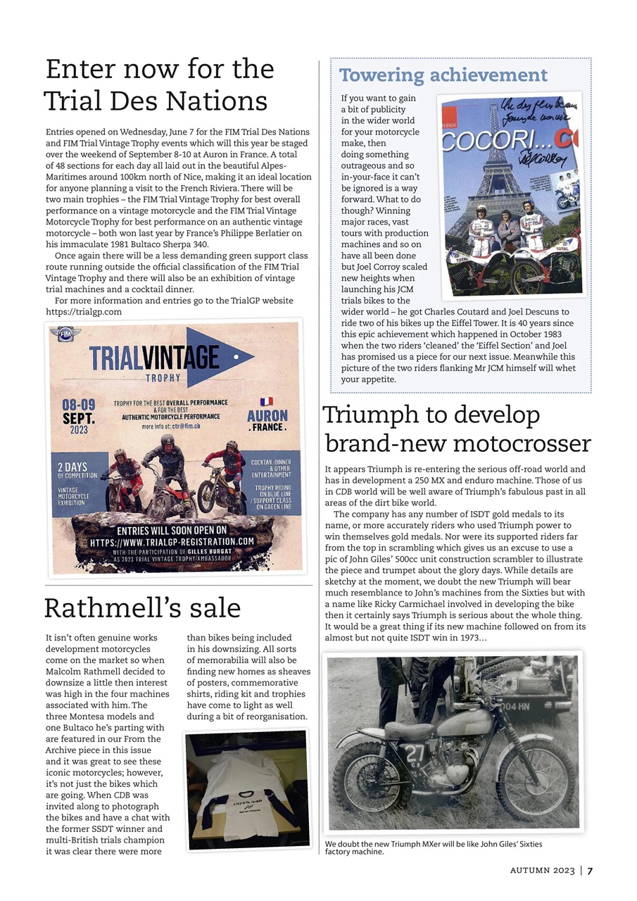 Classic Dirt Bike Preview Pages