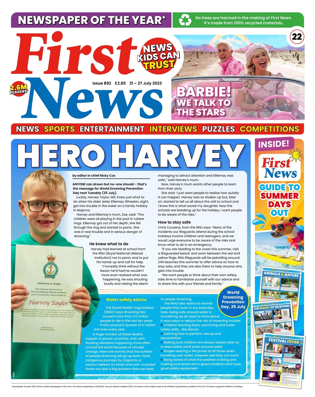 First News Preview Pages