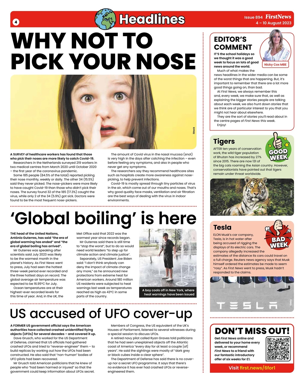 First News Preview Pages