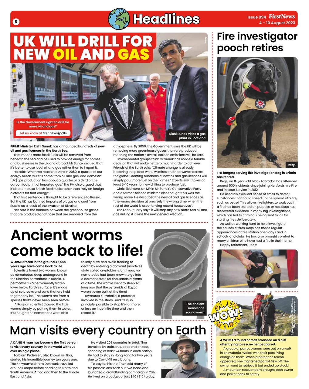 First News Preview Pages