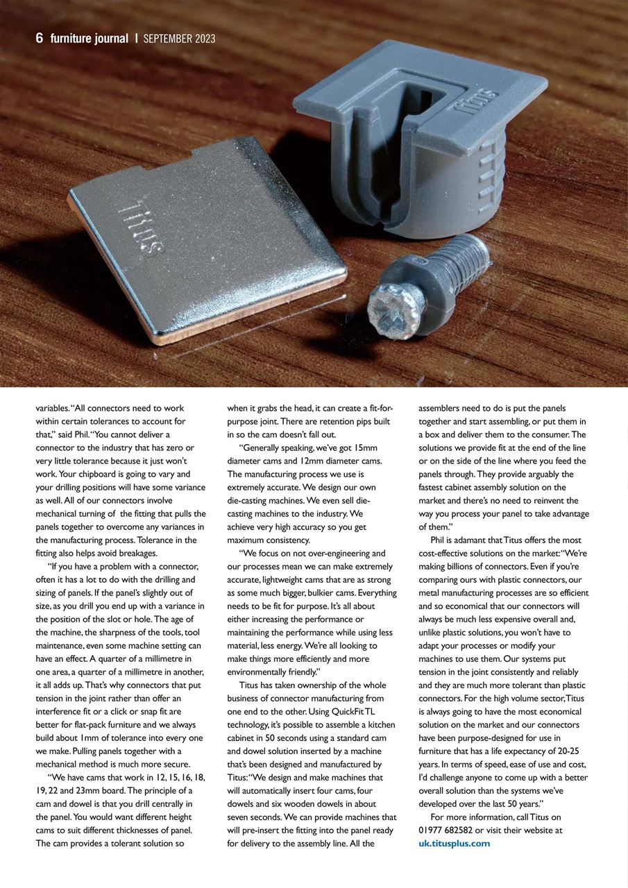 Furniture Journal Magazine Preview Pages