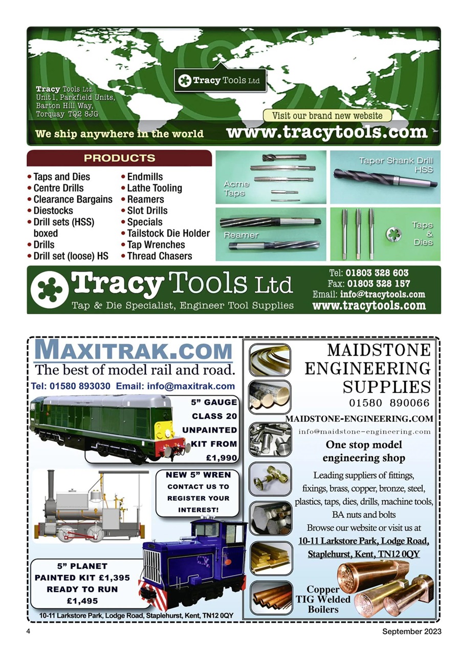 Model Engineer & Workshop Magazine Preview Pages