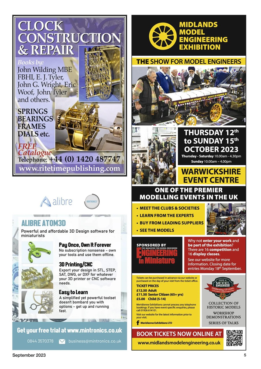 Model Engineer & Workshop Magazine Preview Pages