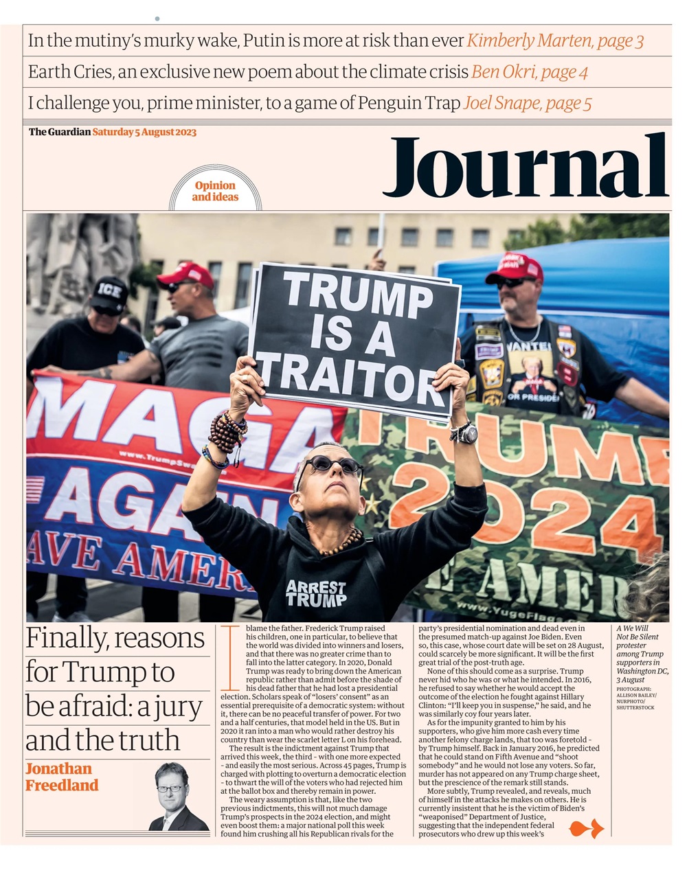 The Guardian Newspaper Preview Pages