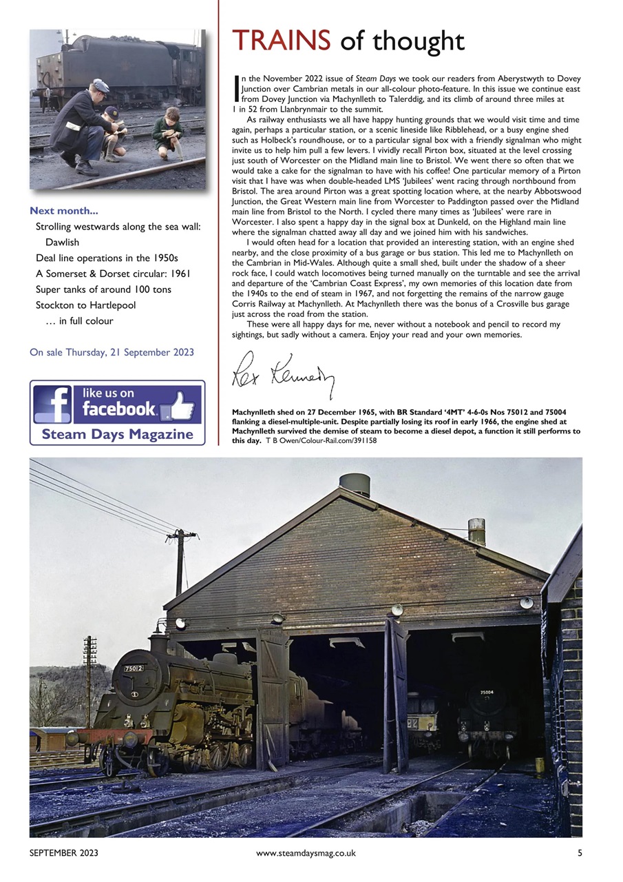 Steam Days Preview Pages