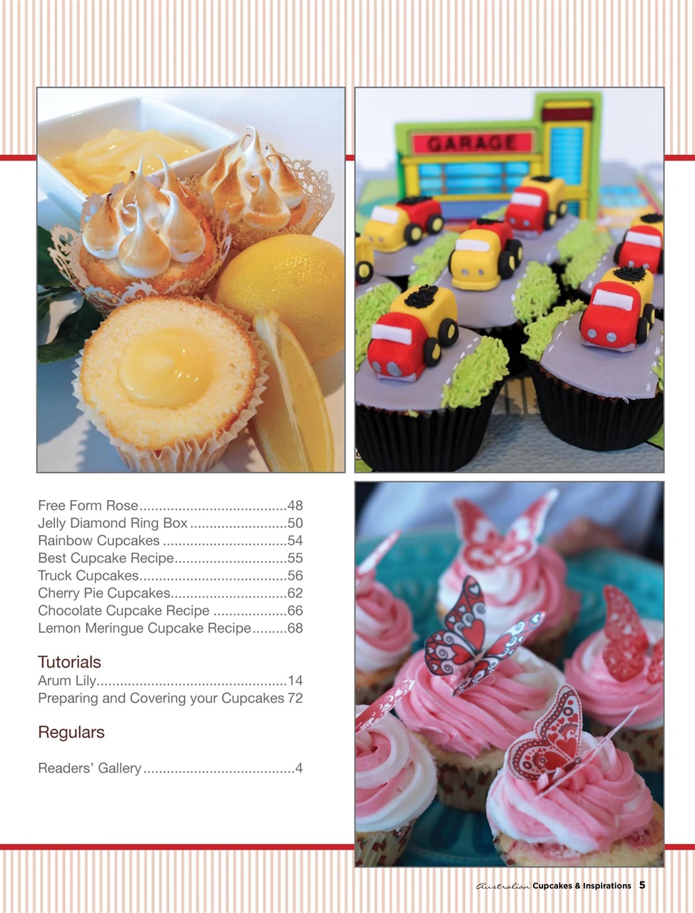 Australian Cupcakes and Inspirations Preview Pages