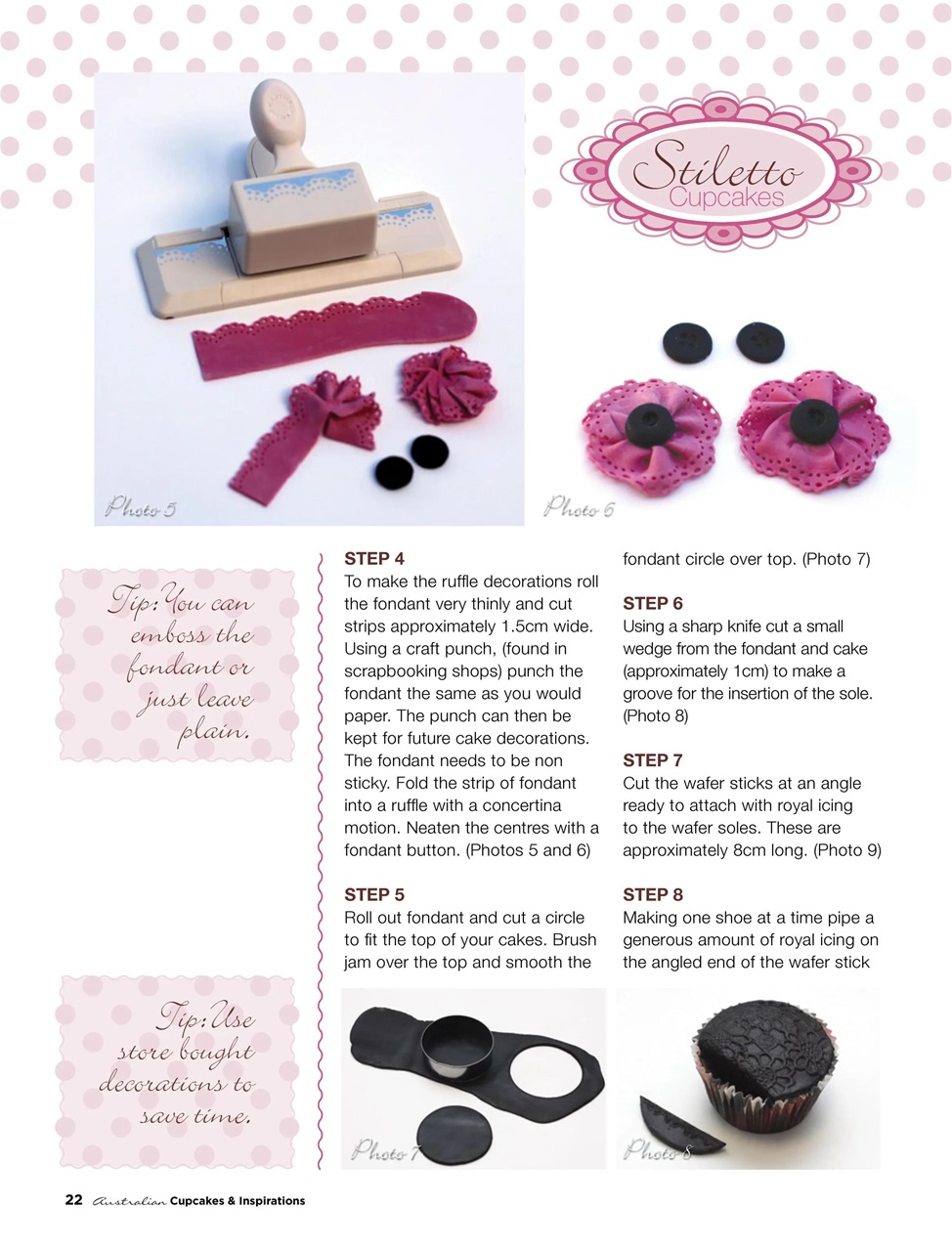 Australian Cupcakes and Inspirations Preview Pages