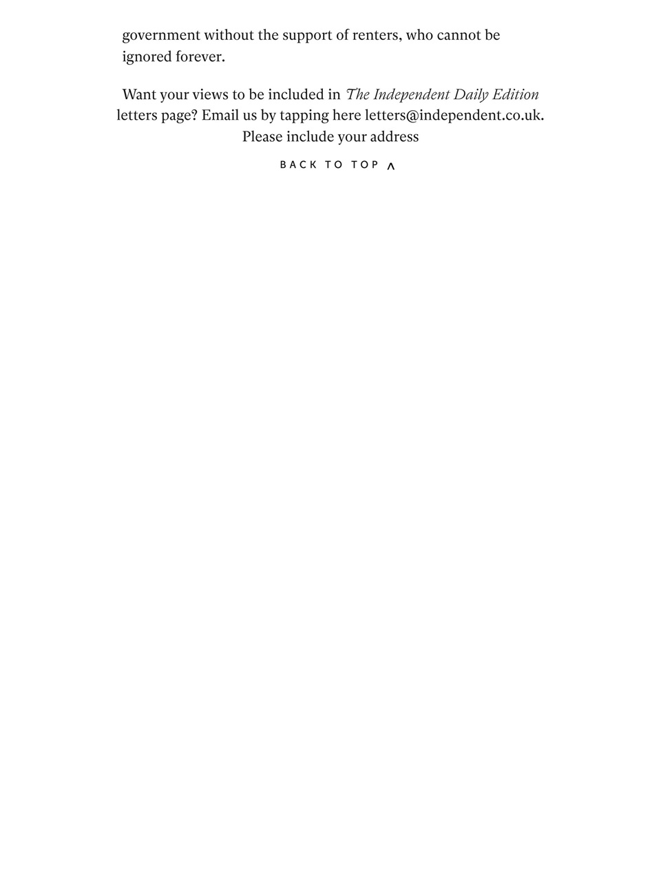 The Independent Daily Edition Newspaper Preview Pages