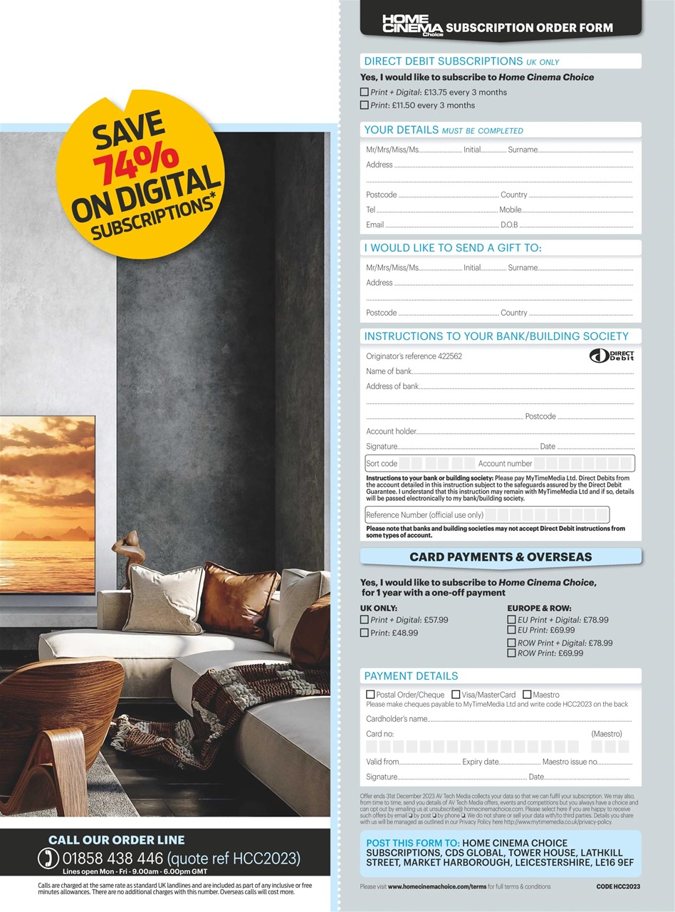 Home Cinema Choice Preview Pages