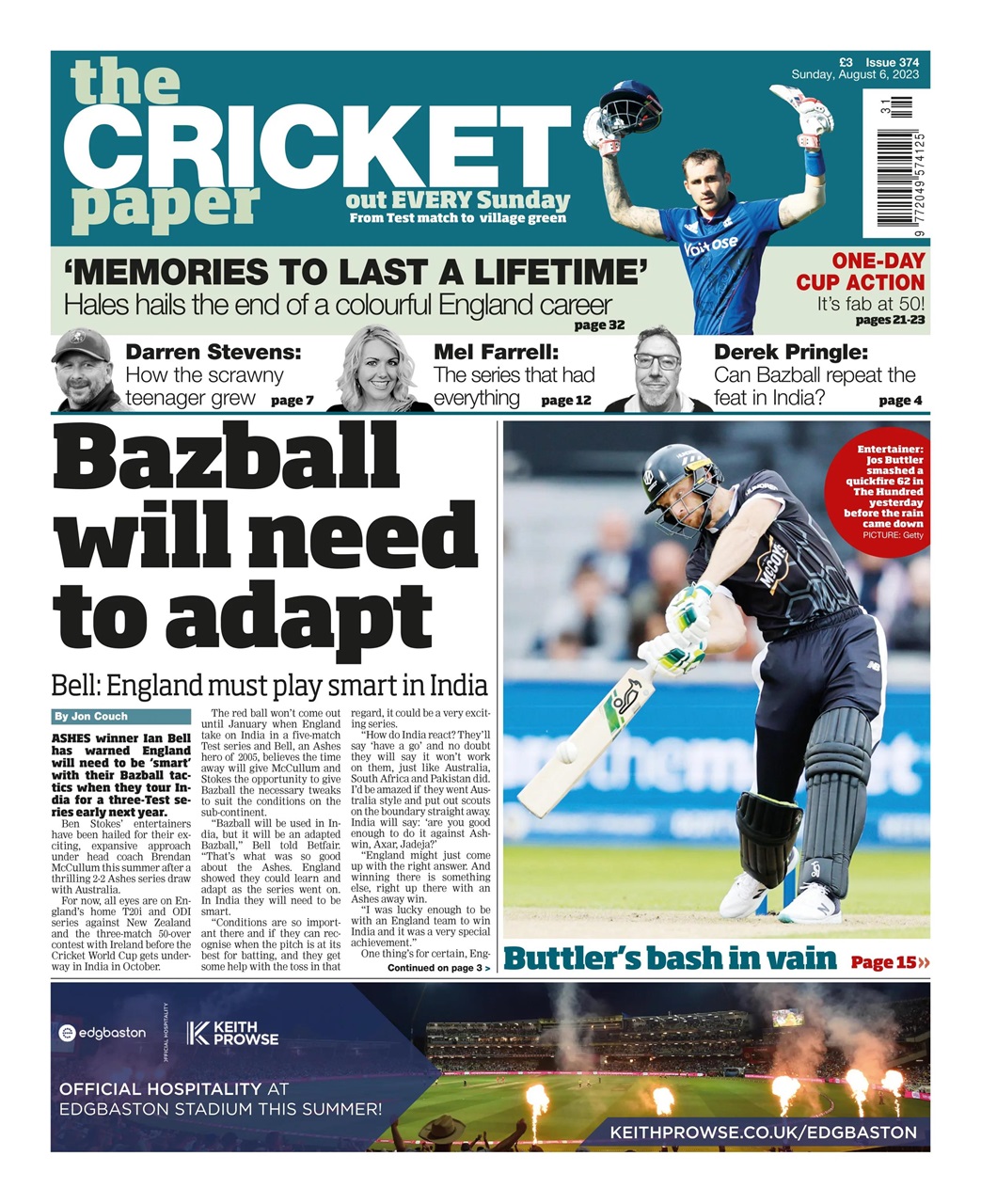 The Cricket Paper Preview Pages