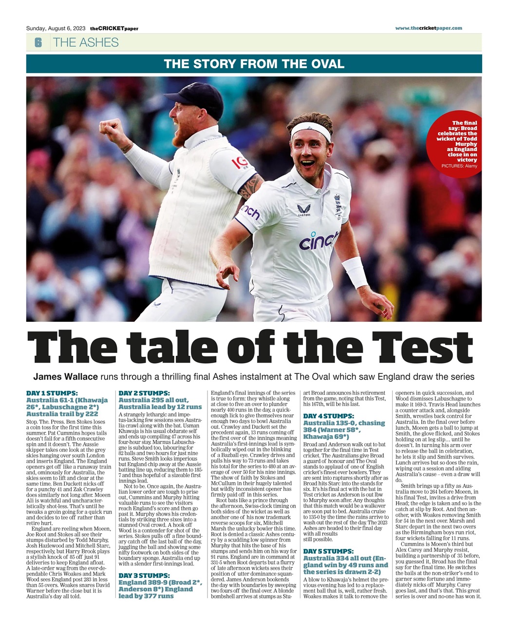 The Cricket Paper Preview Pages