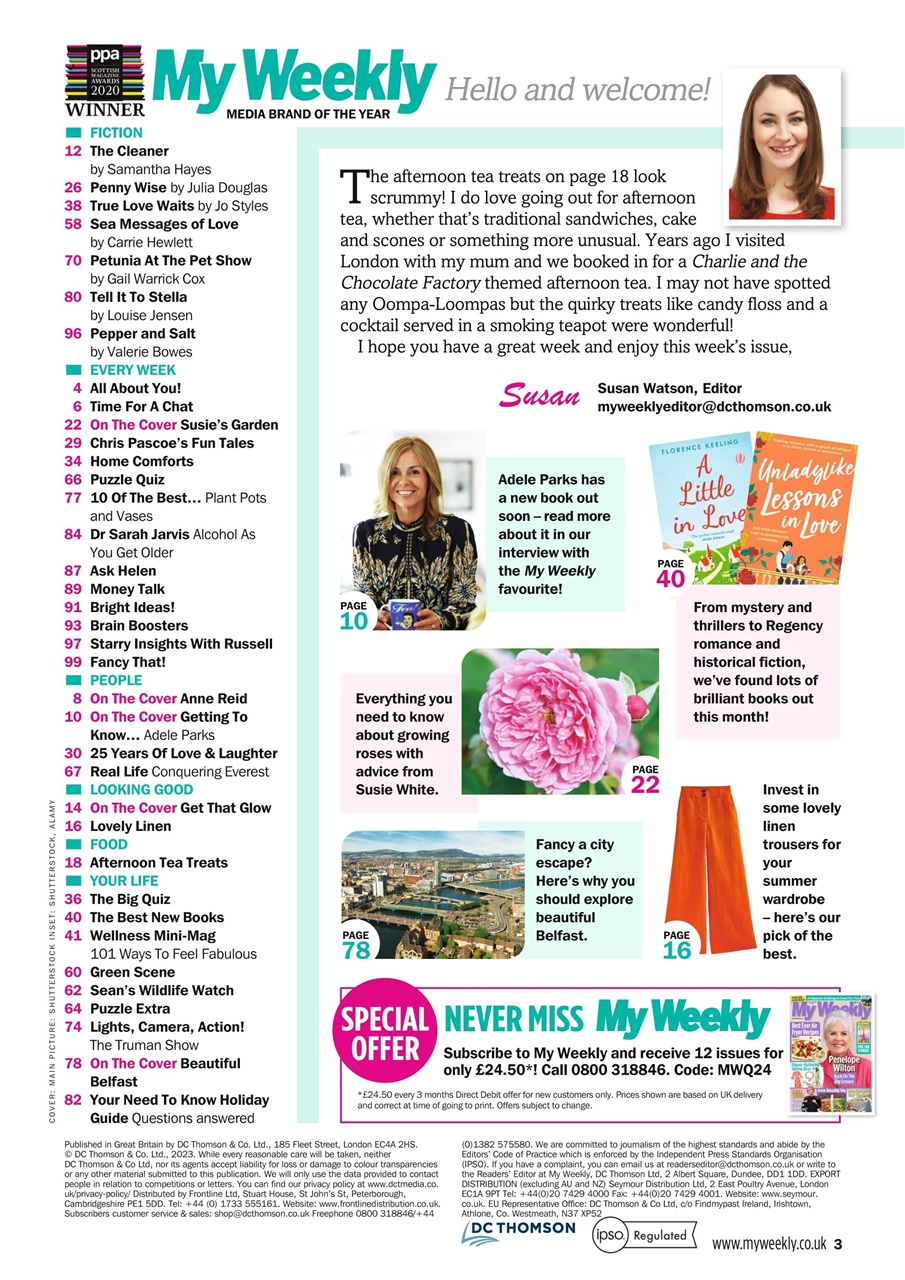 My Weekly Preview Pages