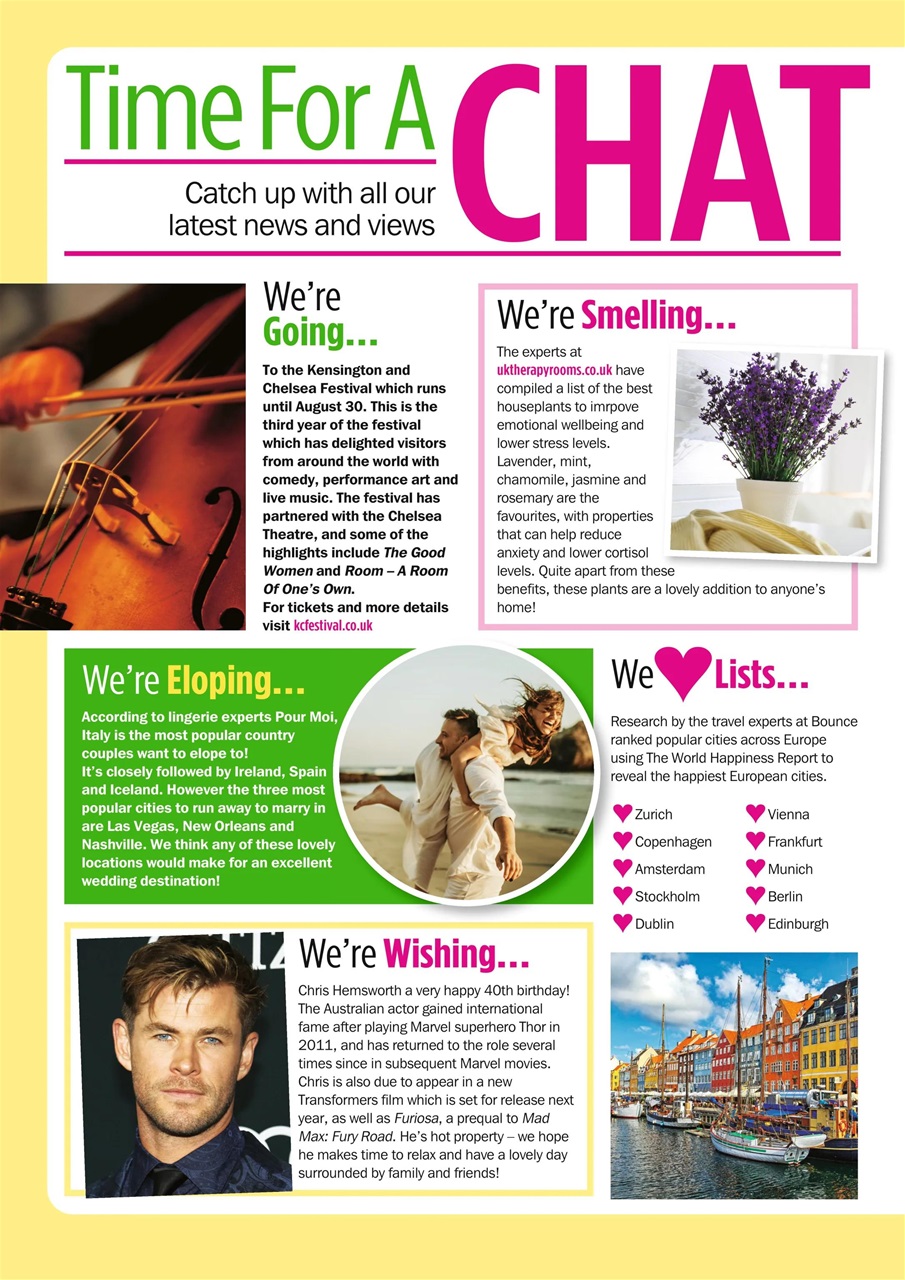 My Weekly Preview Pages