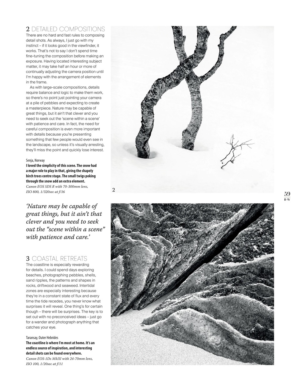 Black+White Photography Preview Pages