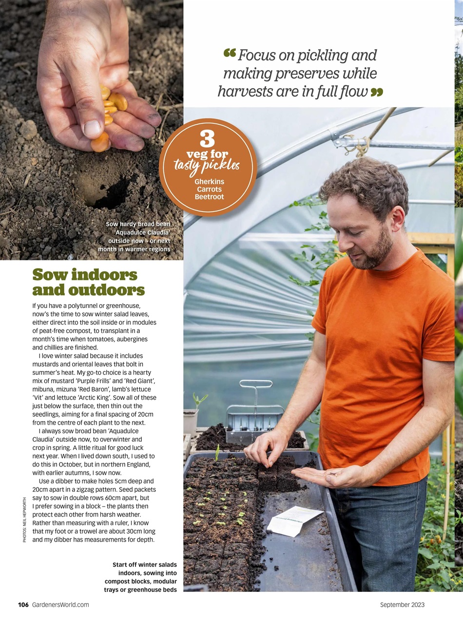 BBC Gardeners’ World Magazine Preview Pages