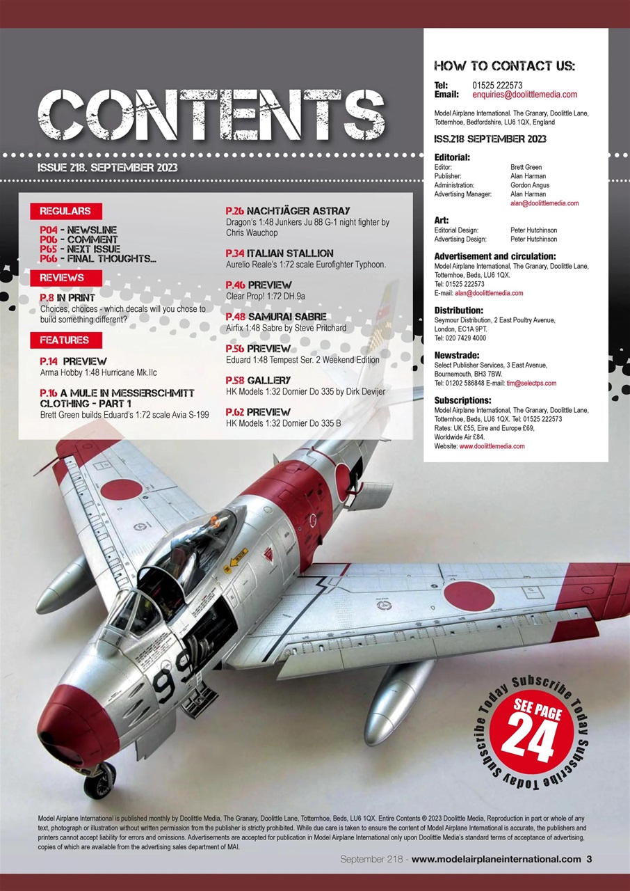 Model Airplane International Preview Pages