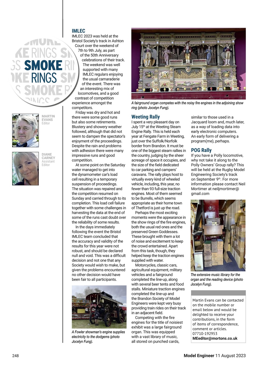 Model Engineer Preview Pages