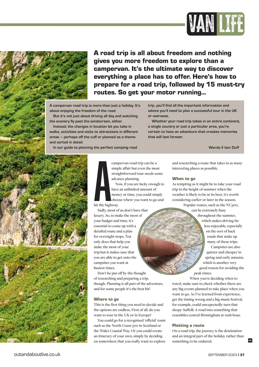 Campervan Preview Pages