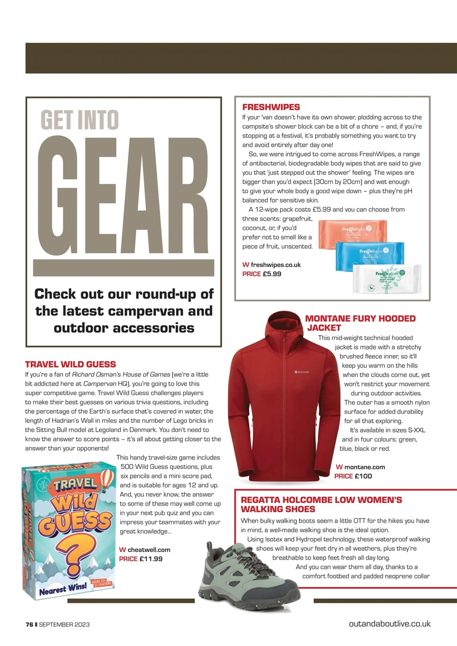 Campervan Preview Pages