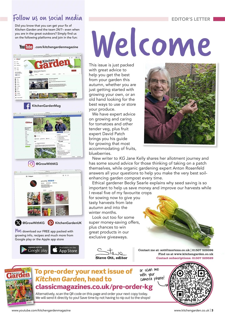 Kitchen Garden Magazine Preview Pages