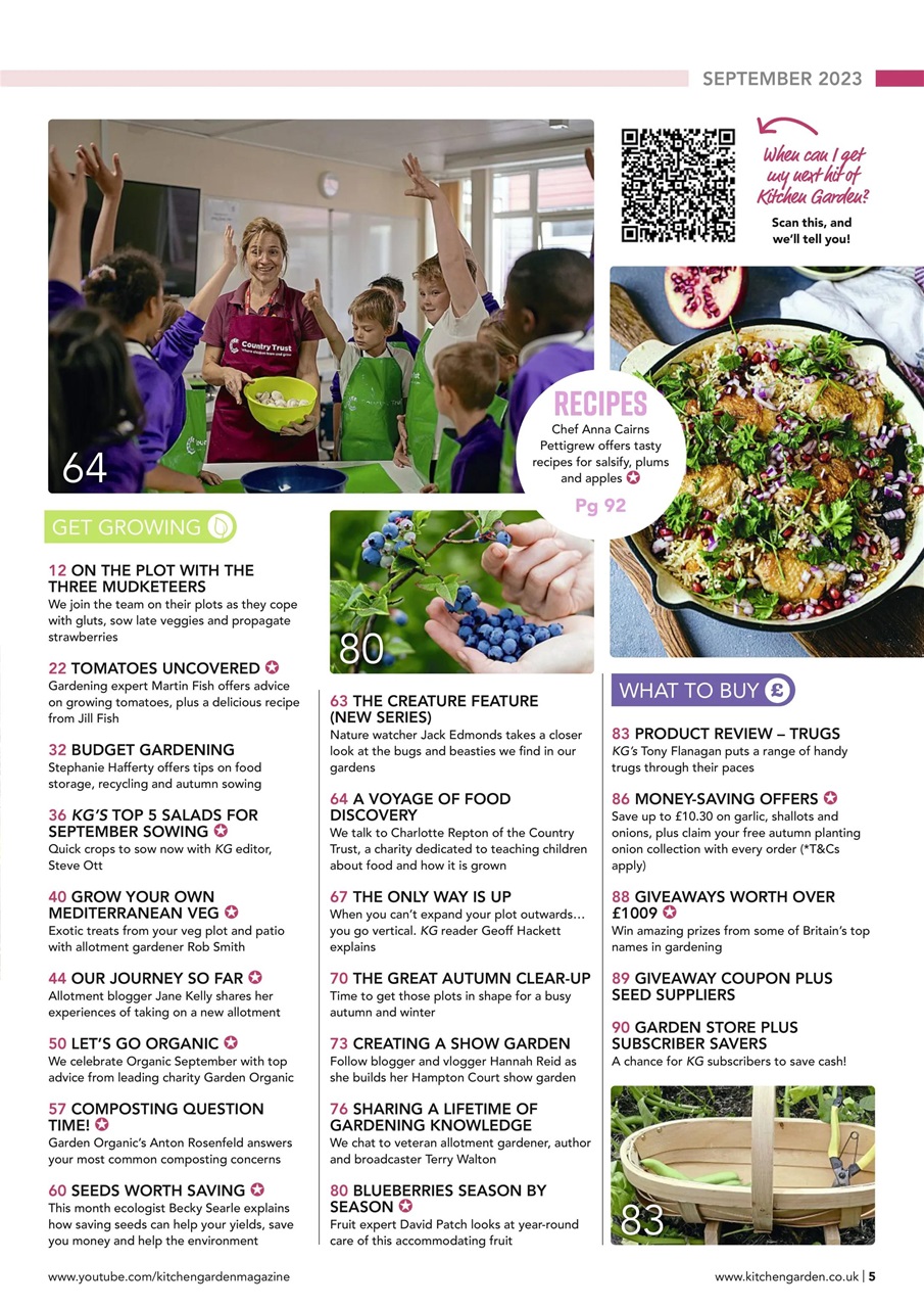 Kitchen Garden Magazine Preview Pages
