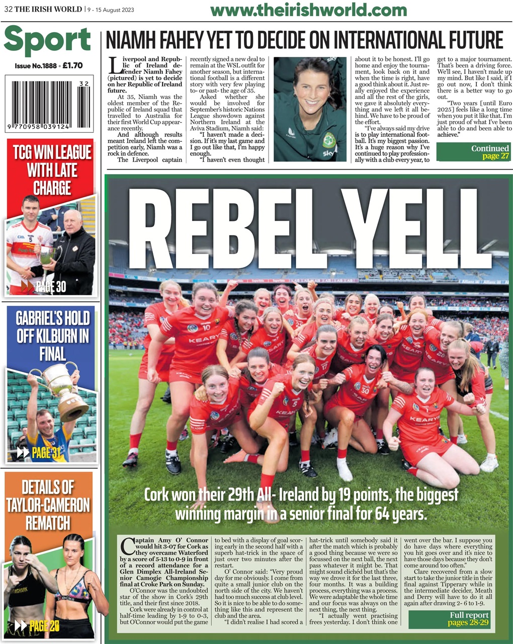 Irish World Preview Pages