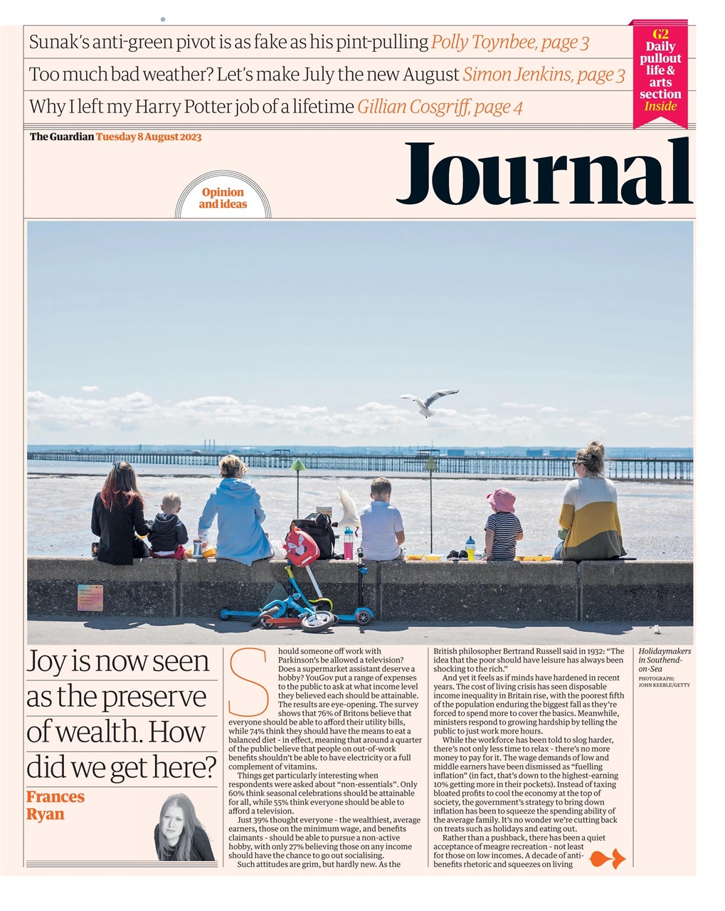 The Guardian Newspaper Preview Pages