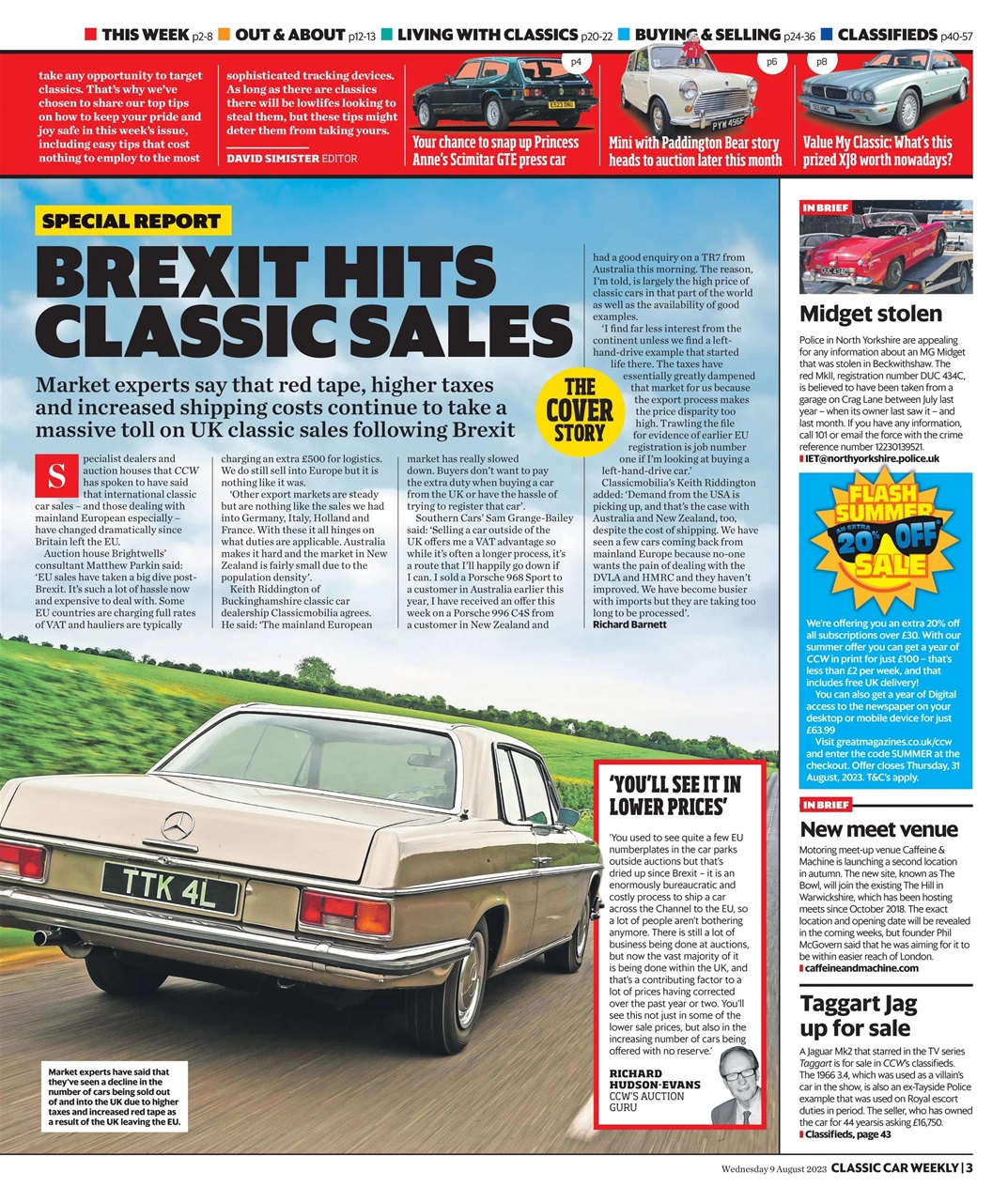 Classic Car Weekly Preview Pages