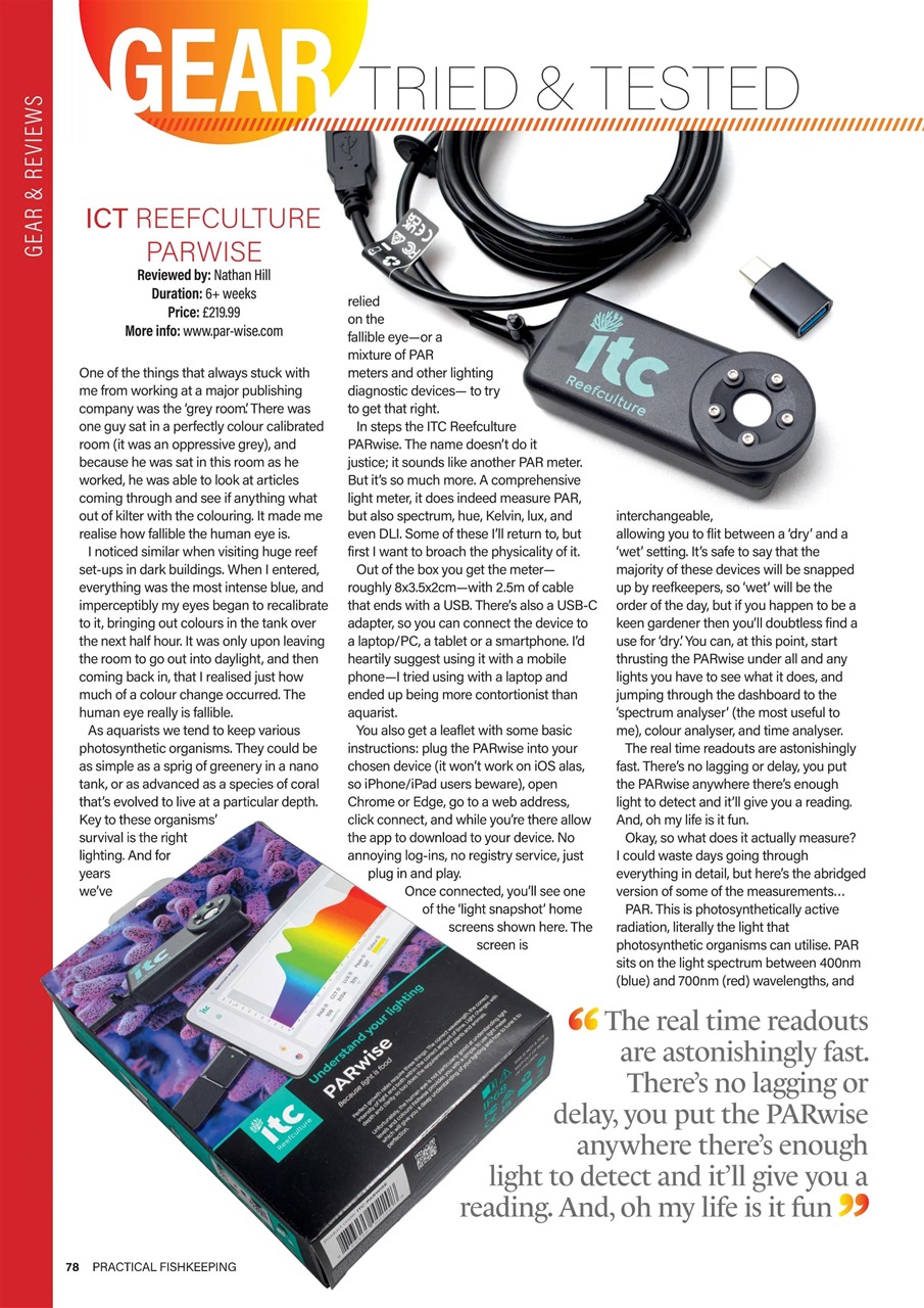 Practical Fishkeeping Preview Pages