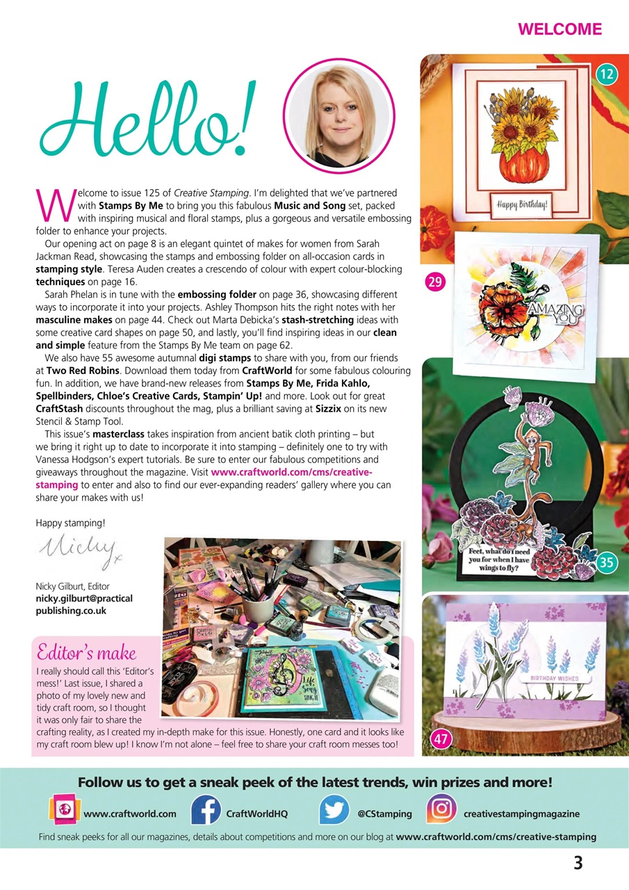 Creative Stamping Preview Pages