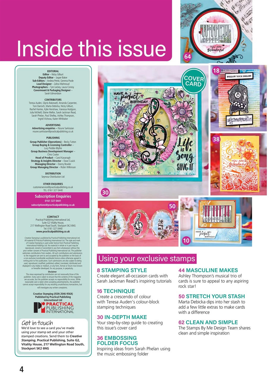 Creative Stamping Preview Pages