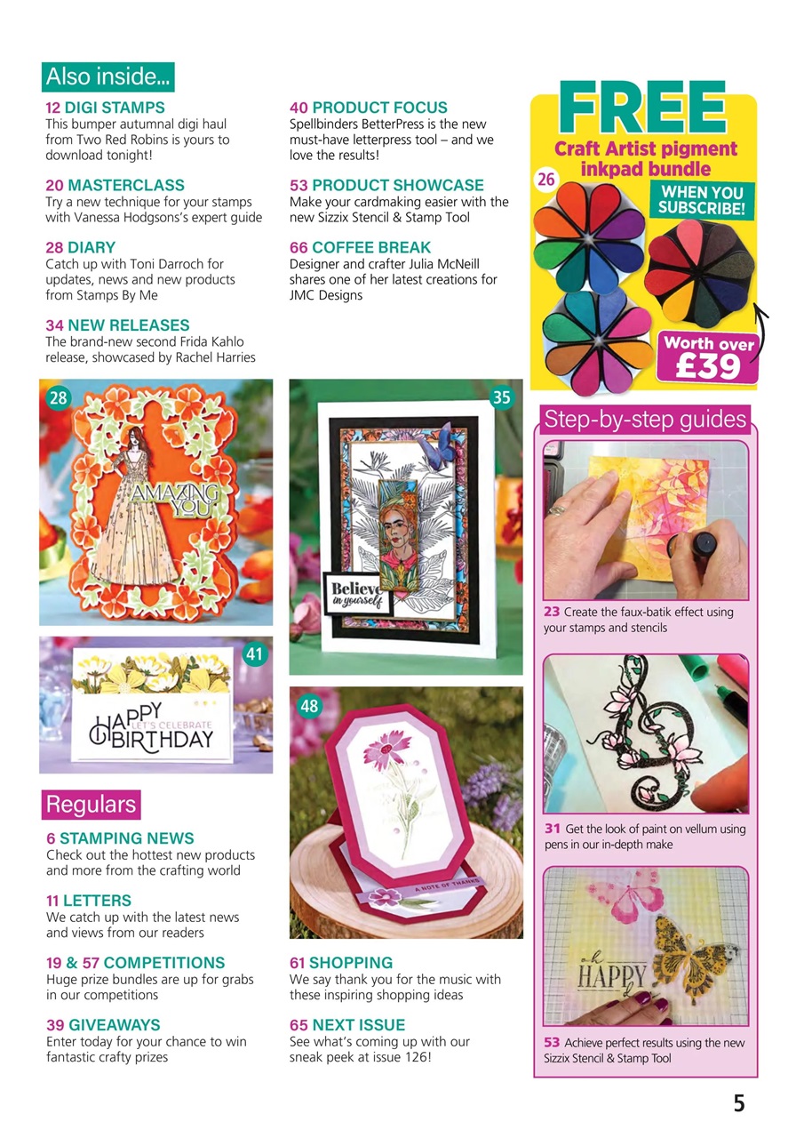 Creative Stamping Preview Pages