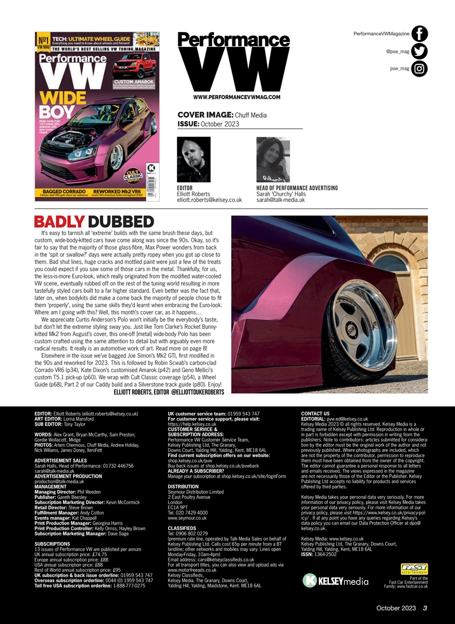 Performance VW Preview Pages