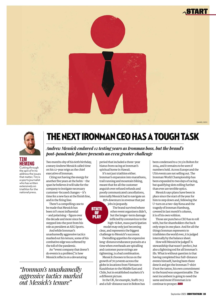 220 Triathlon Magazine Preview Pages