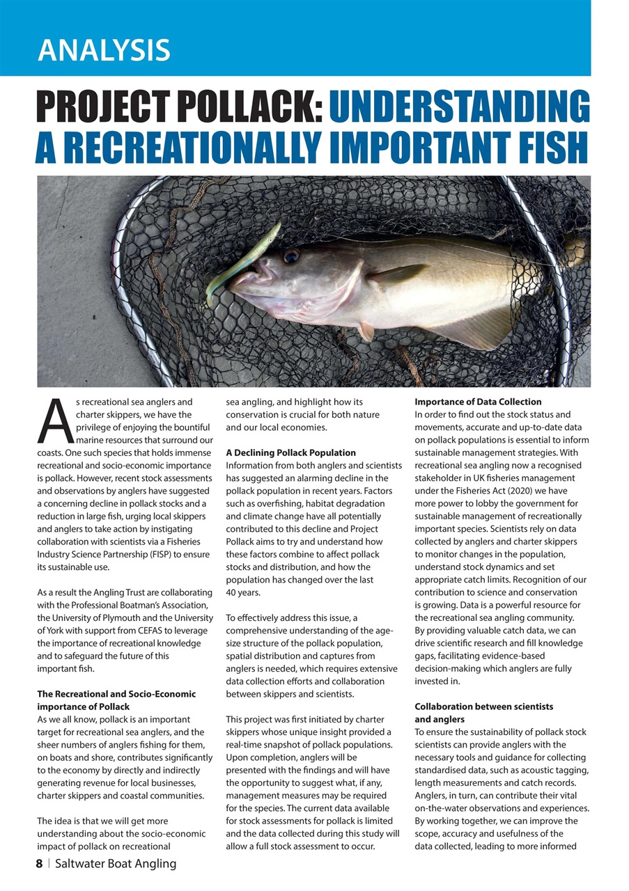 Saltwater Boat Angling Preview Pages