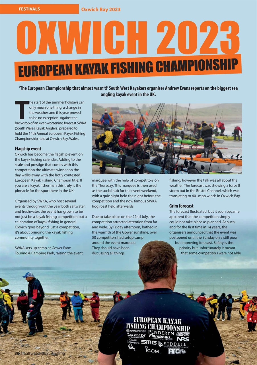 Saltwater Boat Angling Preview Pages