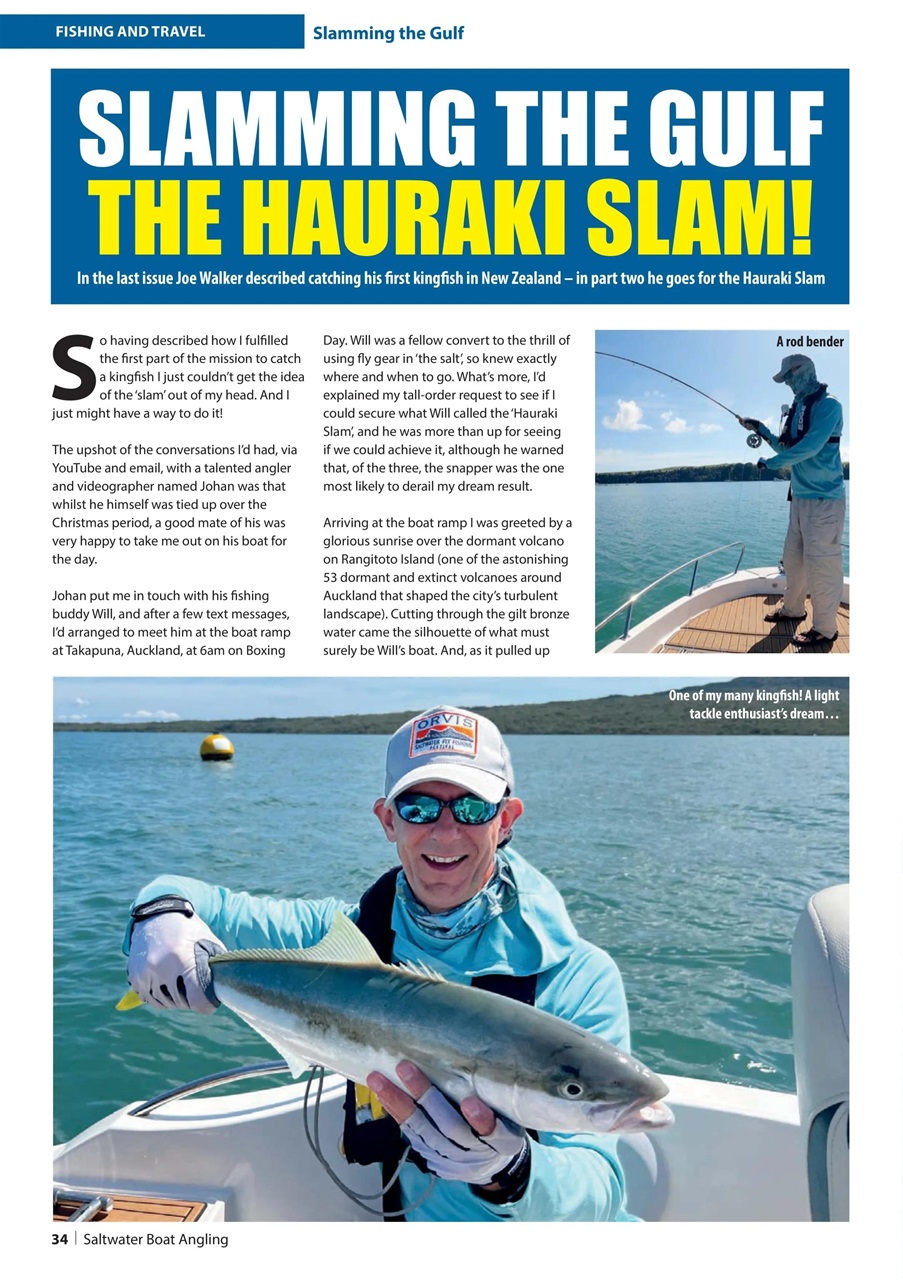 Saltwater Boat Angling Preview Pages