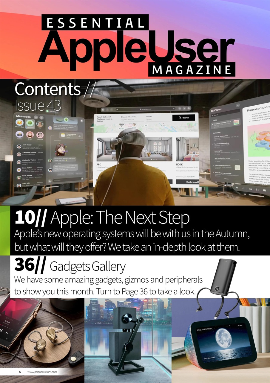 Essential Apple User Preview Pages