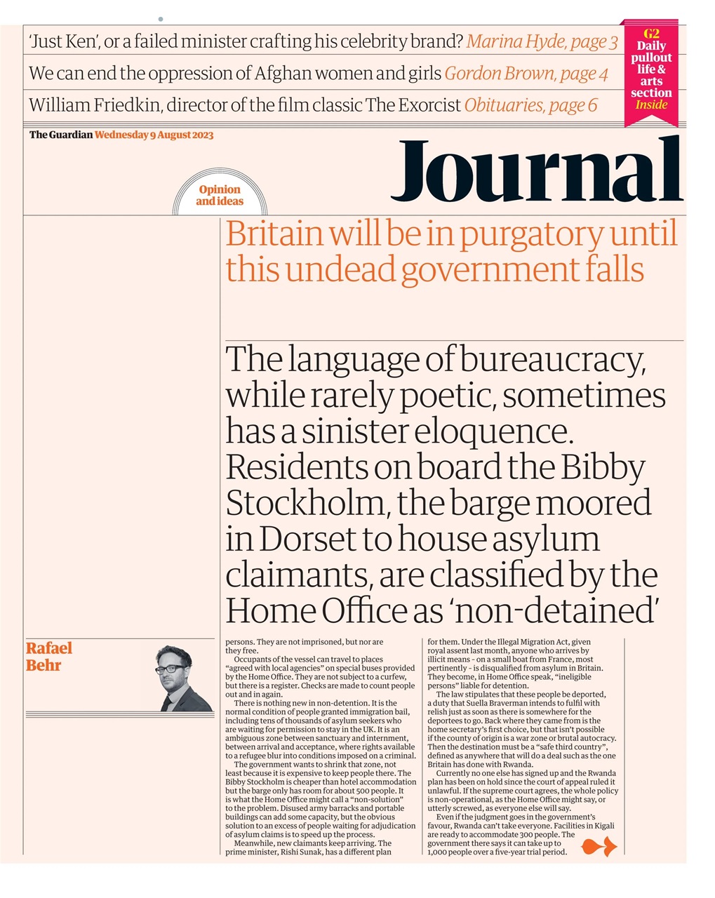 The Guardian Newspaper Preview Pages