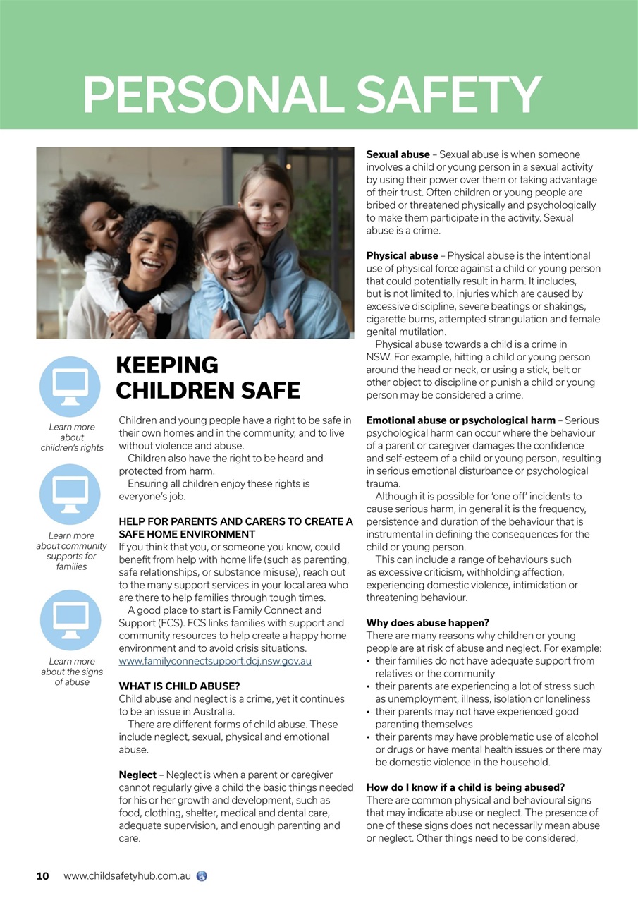 NSW Child Safety Handbook Preview Pages