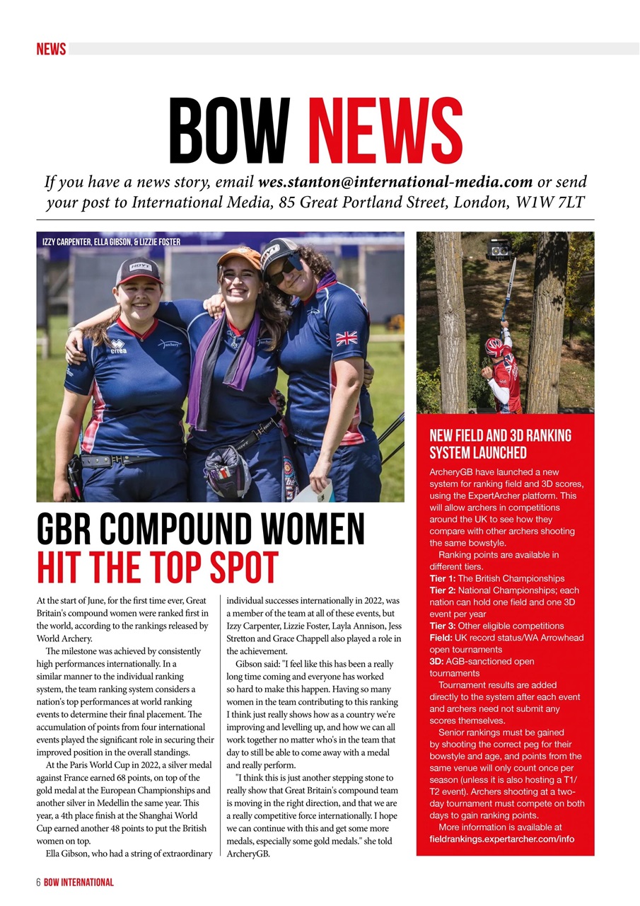 Bow International Preview Pages