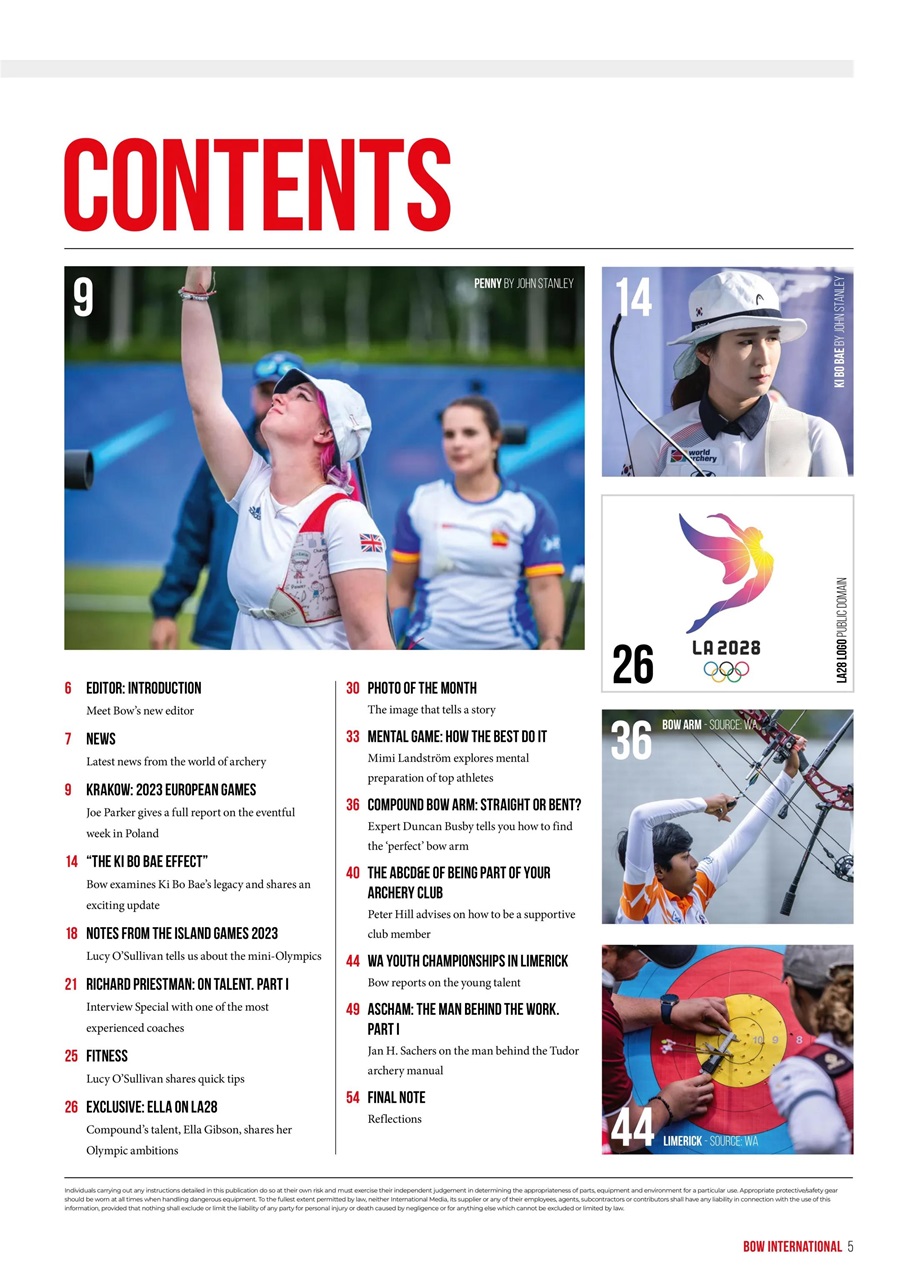 Bow International Preview Pages