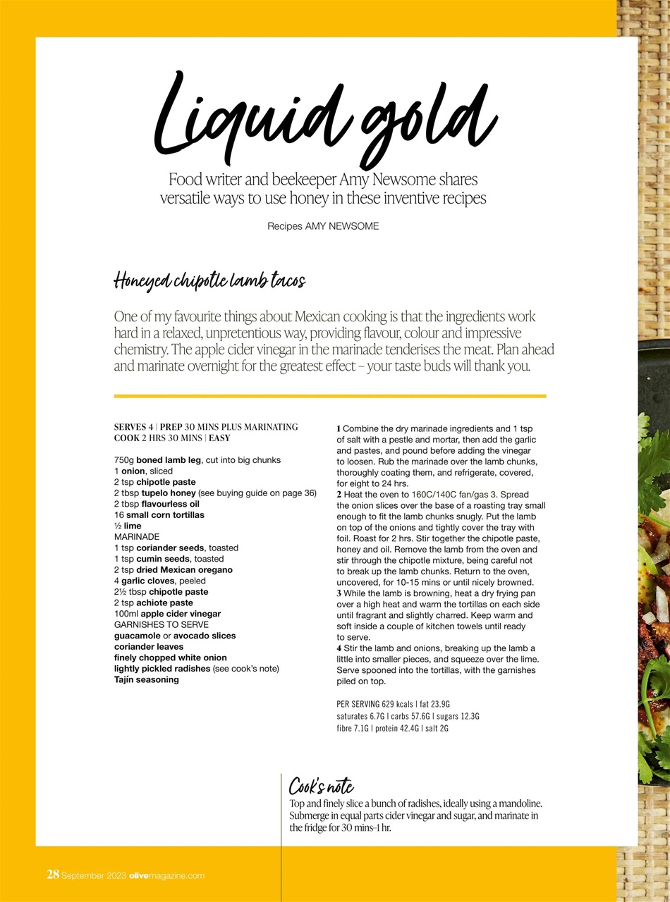 Olive Magazine Preview Pages